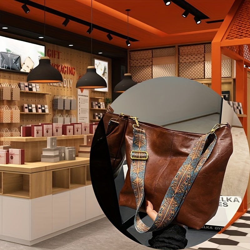 CityPure PU Messengerbag – Witte Stedelijke Schoudertas met Ritssluiting