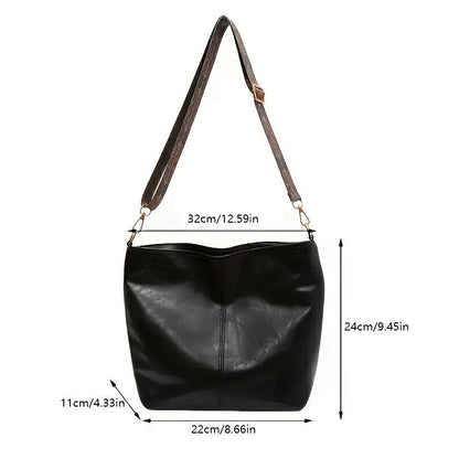 CityPure PU Messengerbag – Witte Stedelijke Schoudertas met Ritssluiting