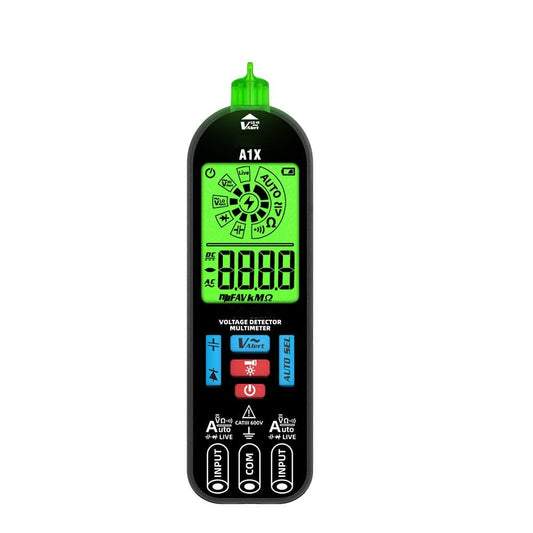 SmartVolt A1X Digitale Multimeter – Met Contactloze Spanningsdetectie & LCD-display