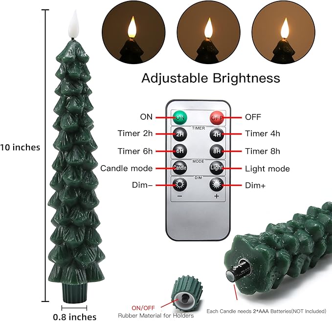 Vlamloze LED Kaarsen met Afstandsbediening – Realistisch 3D-Flikkeren Model LumaGlow