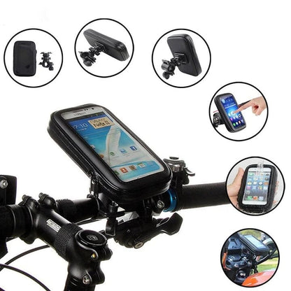 RideCharge Pro – Waterdichte Telefoonhouder met USB- en 15W Draadloos Opladen voor Fiets en E-Bike