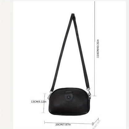 RougeLuxe Leren Messengerbag – Rode Schoudertas met Ritssluiting en Verstelbare Riem