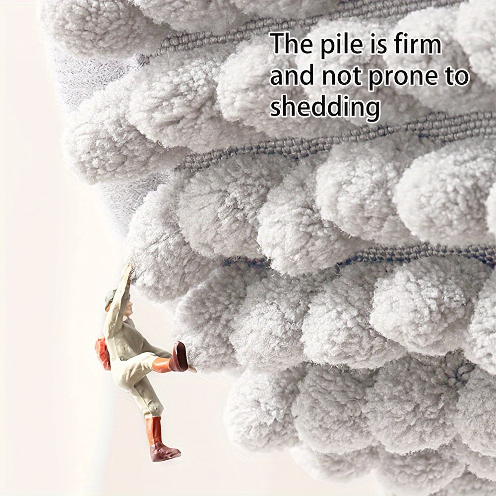 HoekZacht L-vormige Douchemat – Pluche Antislip Badmat met Hoog Absorptievermogen