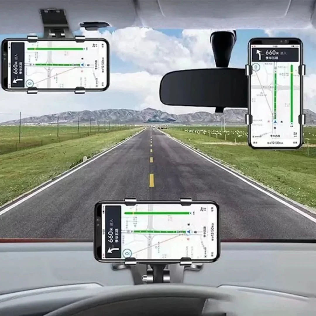 Universele Draaibare Telefoonhouder voor Auto – Veilig en Handsfree Navigeren