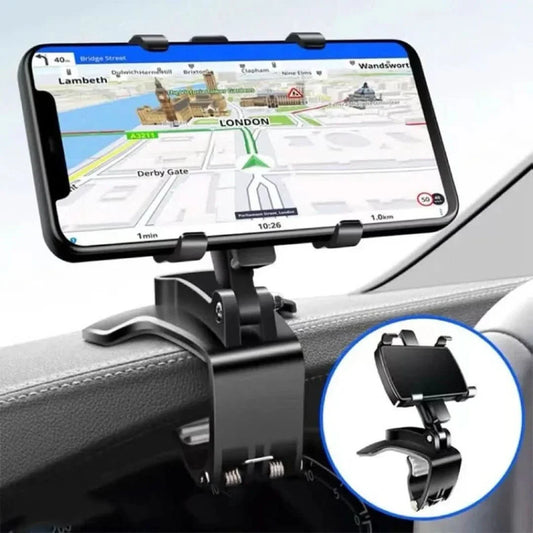 Universele Draaibare Telefoonhouder voor Auto – Veilig en Handsfree Navigeren