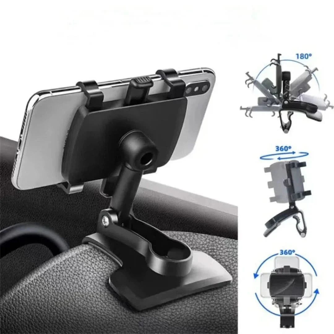 Universele Draaibare Telefoonhouder voor Auto – Veilig en Handsfree Navigeren