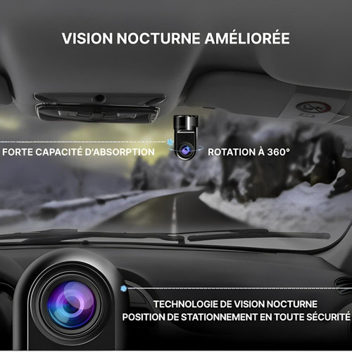 RoadGuard Slimme Dashcam – Met Parkeerbewaking, ADAS en GPS Tracking