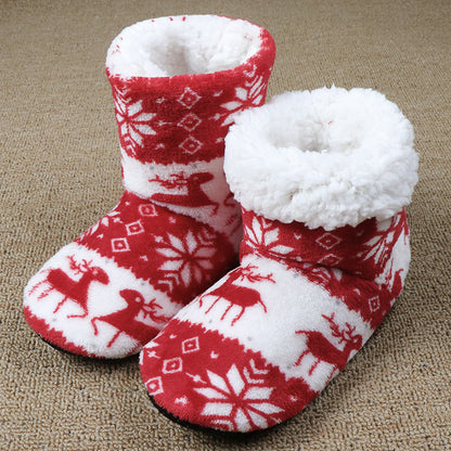 Warme Kerst Huissloffen van Koraal Fleece