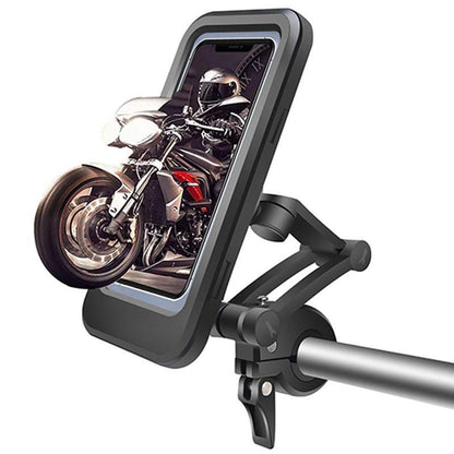 RideCharge Pro – Waterdichte Telefoonhouder met USB- en 15W Draadloos Opladen voor Fiets en E-Bike