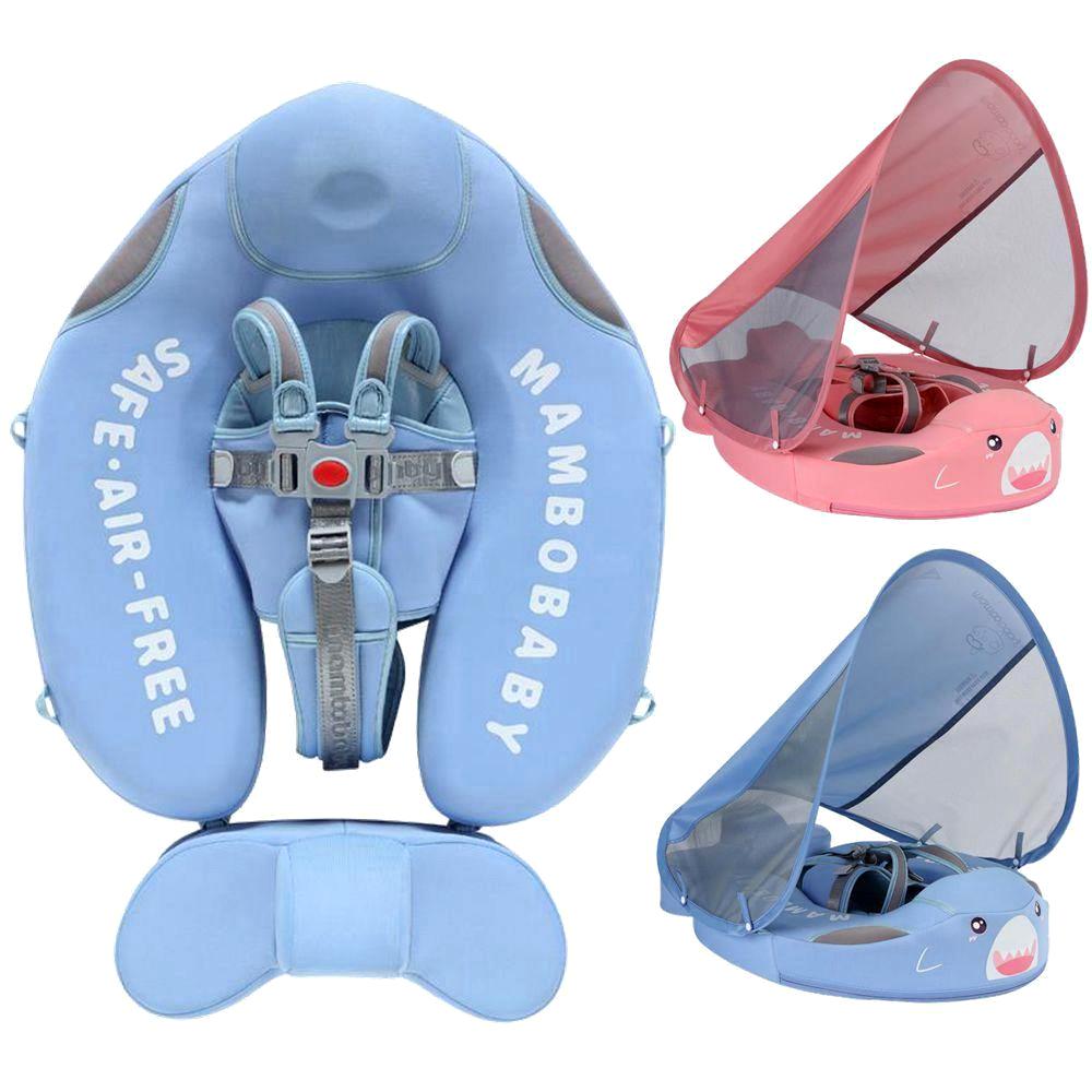 AquaNest Baby Zwemband met UV-Luifel en Veiligheidsharnas