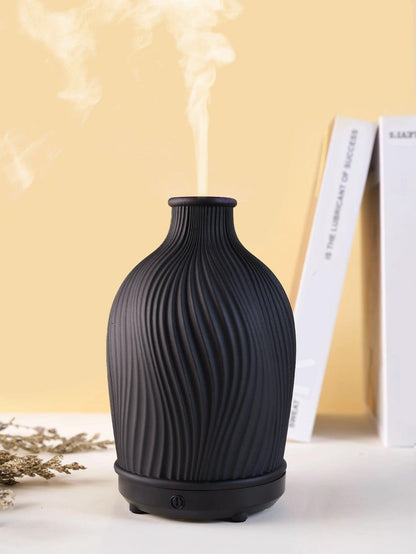 Boho Vaas Ultrasone Aromadiffuser – Luchtbevochtiger met LED-licht