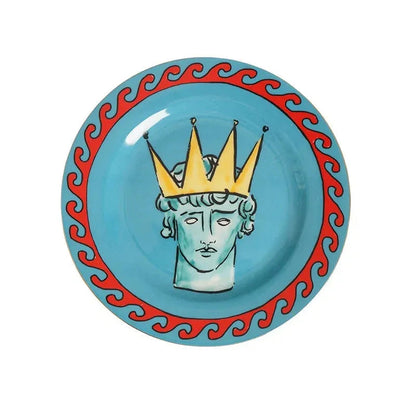 Mediterrane Godenset - Griekse Borden en Mokken met Mythologische Motieven