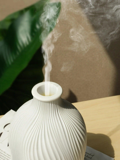 Boho Vaas Ultrasone Aromadiffuser – Luchtbevochtiger met LED-licht