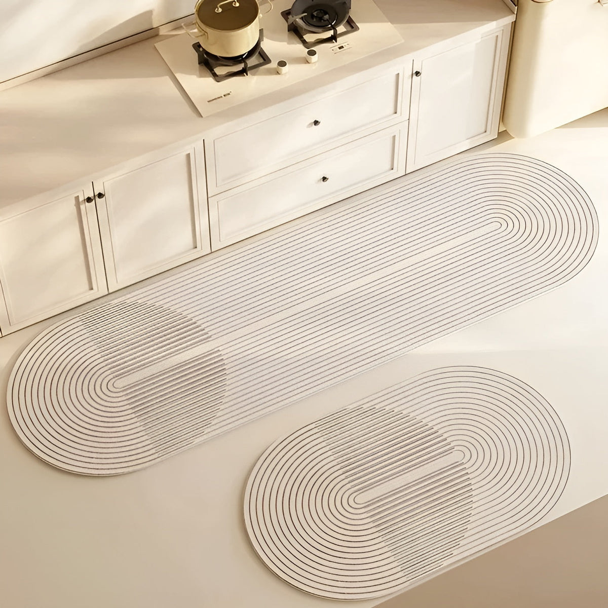 Snelabsorberende diatomiet badmat – antislip & zacht