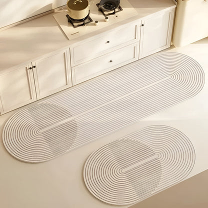 Snelabsorberende diatomiet badmat – antislip & zacht