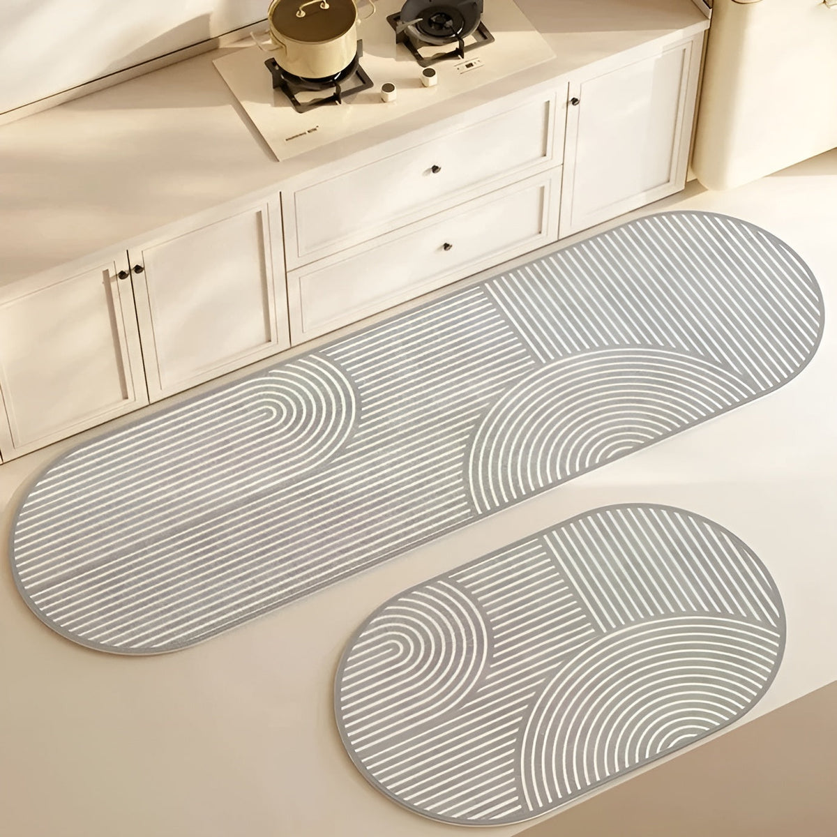 Snelabsorberende diatomiet badmat – antislip & zacht
