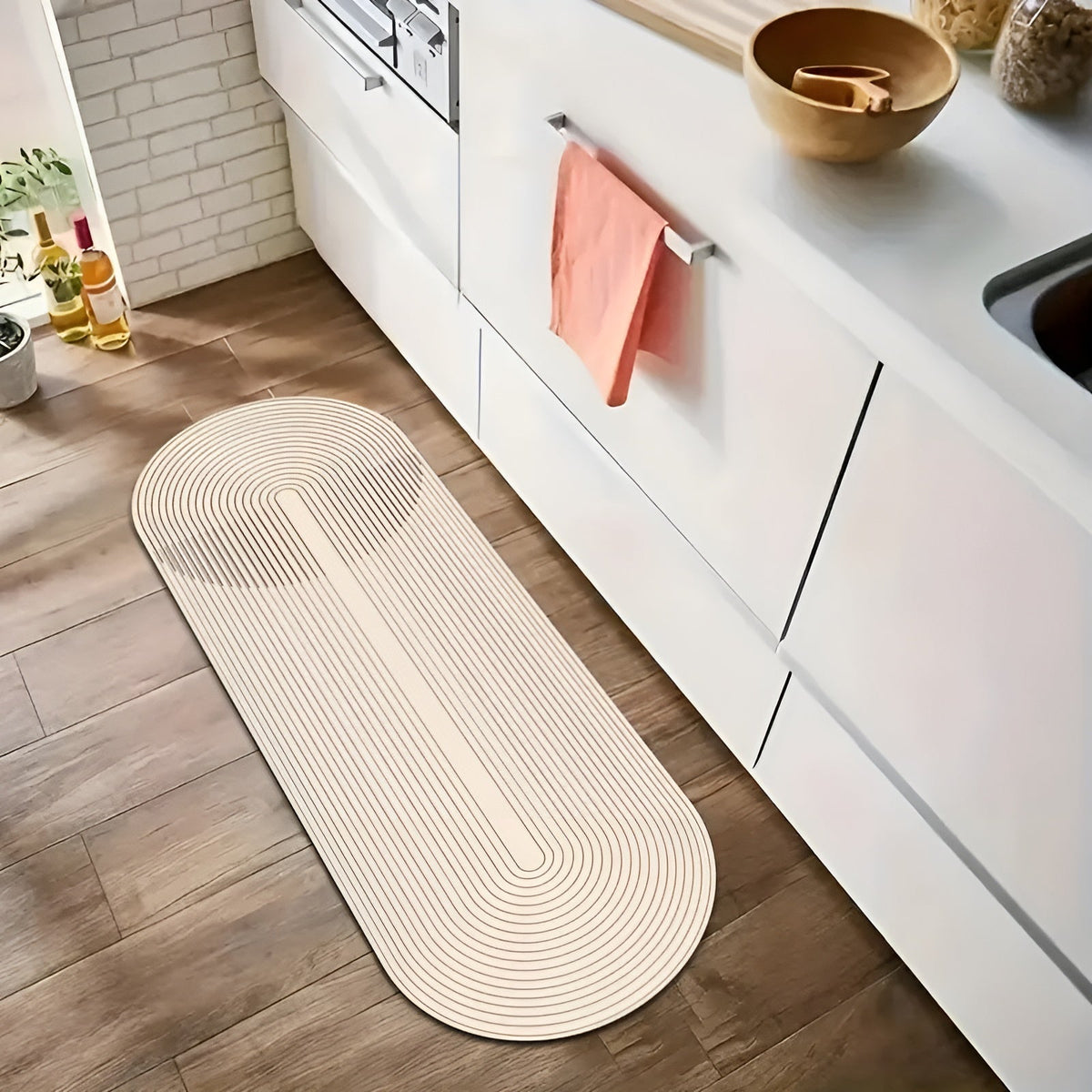 Snelabsorberende diatomiet badmat – antislip & zacht