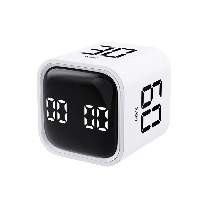 Tijdkubus SlimTimer – Draagbare LED Dobbelsteentimer met Bewegingssensor