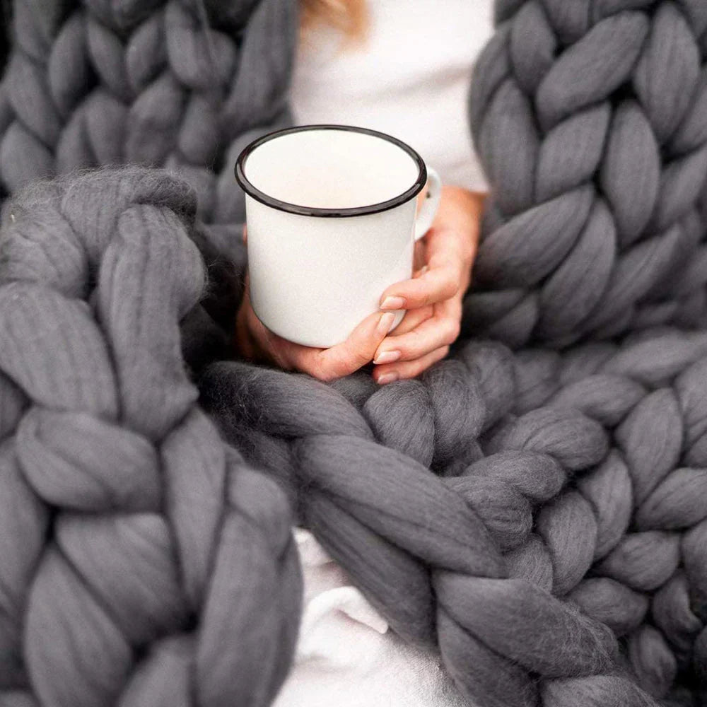 DIY Chunky XL 1000 Gram Schapenwol voor Zachte Dekens - LuxeWool