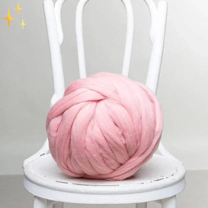 DIY Chunky XL 1000 Gram Schapenwol voor Zachte Dekens - LuxeWool