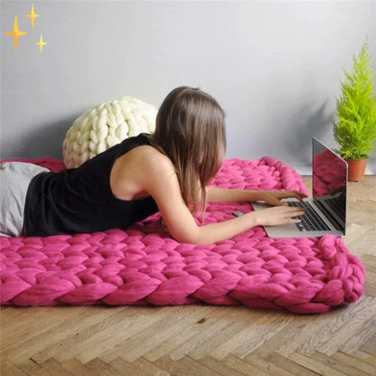 DIY Chunky XL 1000 Gram Schapenwol voor Zachte Dekens - LuxeWool