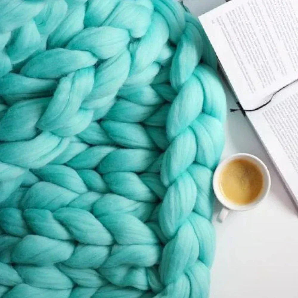 DIY Chunky XL 1000 Gram Schapenwol voor Zachte Dekens - LuxeWool