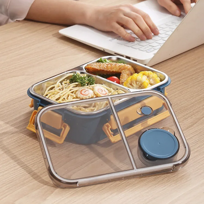 LunchMate herbruikbare lunchdoos – Compact en praktisch voor school, werk & onderweg