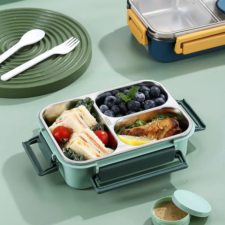 LunchMate herbruikbare lunchdoos – Compact en praktisch voor school, werk & onderweg