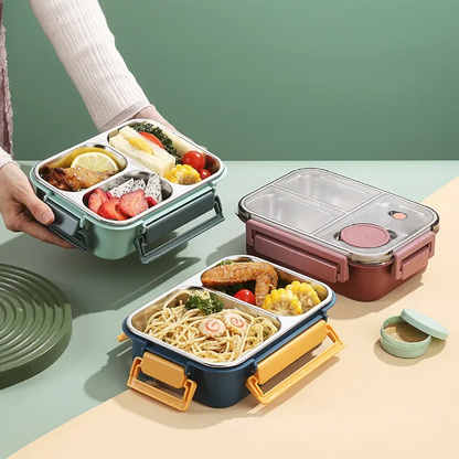 LunchMate herbruikbare lunchdoos – Compact en praktisch voor school, werk & onderweg