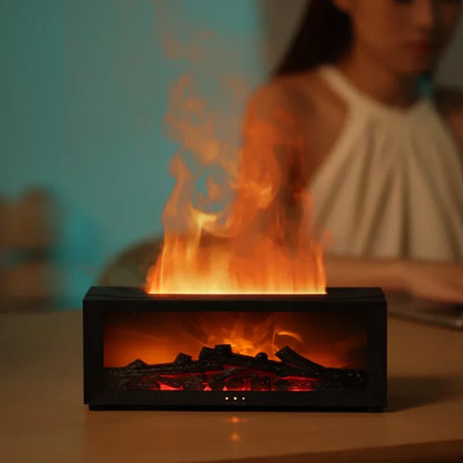 VlamMist Aroma Diffuser 300ml – Geurlamp met Vlam Effect