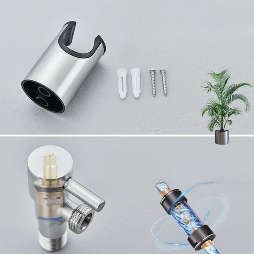 Luxe Bidet-Handdouche met Roestvrij Staal - Hygiënisch en Duurzaam