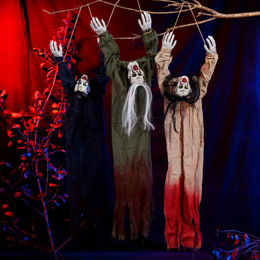 Halloween Hangdecoratie – Griezelige Spookgeest met Bloedvlekken