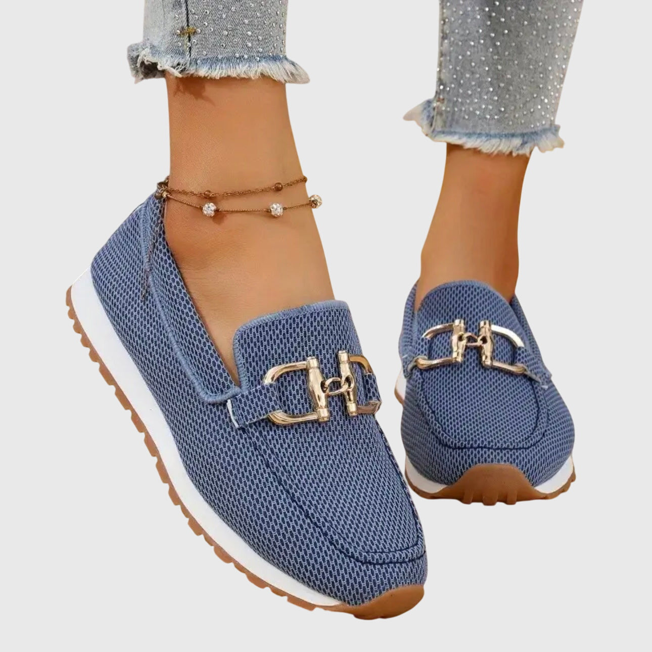 Dames Comfort Loafer Sneakers met Antislipzool en Lichtgewicht