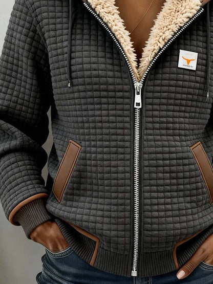 Fleece Thermo Winterjas - Gewatteerde Fleecejack voor Koude Seizoenen