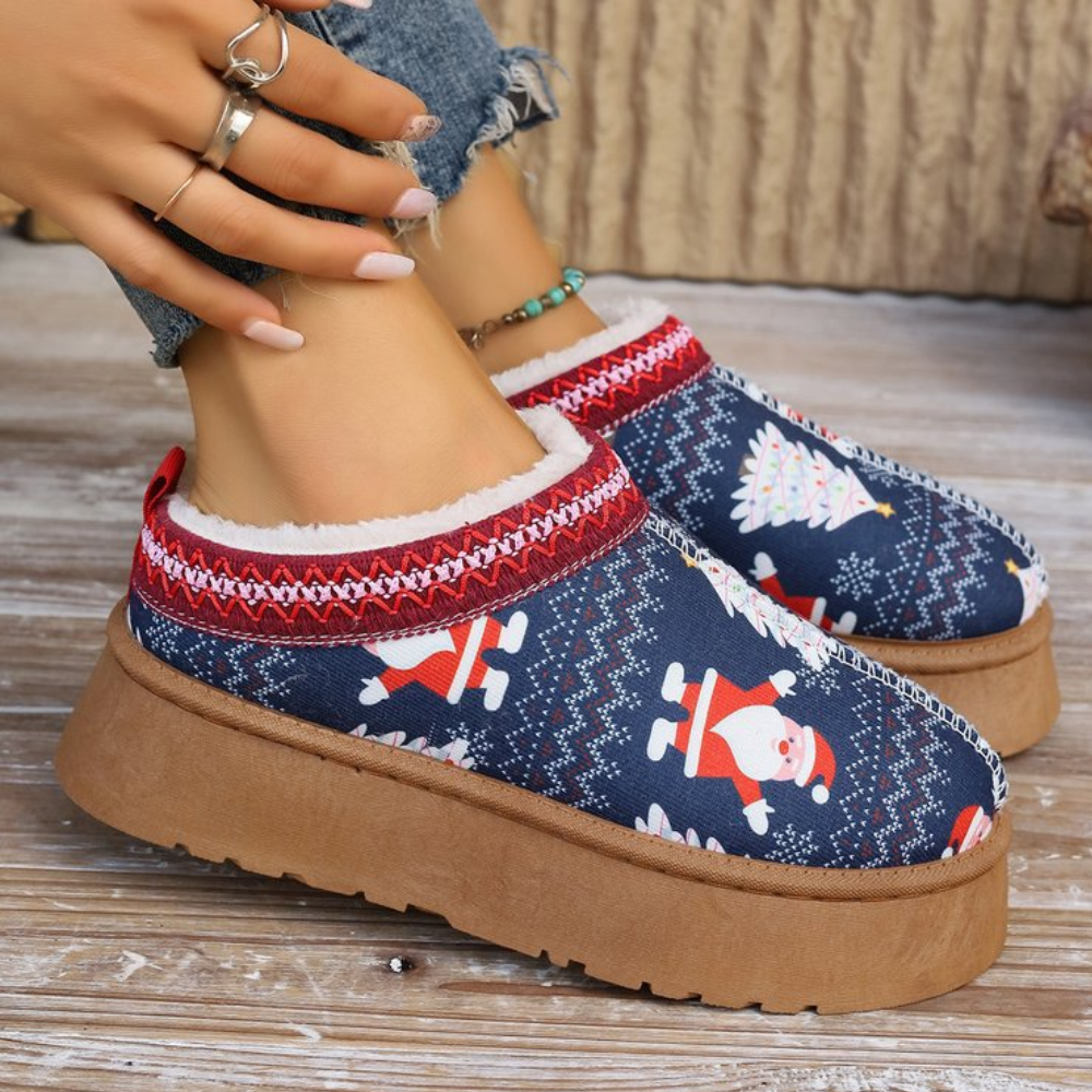 WinterSlof Dames Kerstsloffen – Warm en Comfortabel Instapmodel