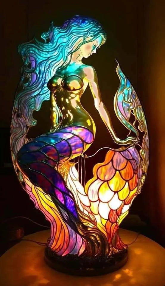 Moderne Kunst Designlamp – Handgemaakt & Warm Sfeerverlichting