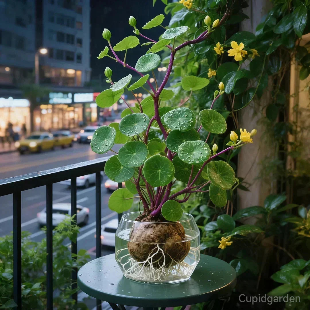 Knolplant met Sculptuurvorm – Onderhoudsarme Kamerplant voor Woonkamer en Kantoor