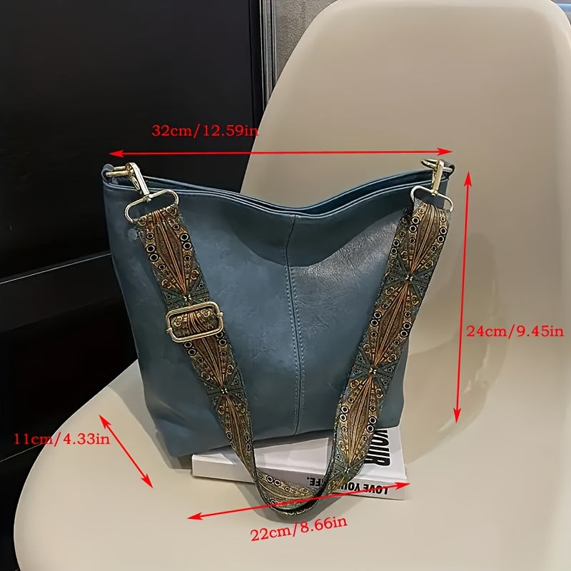 CityPure PU Messengerbag – Witte Stedelijke Schoudertas met Ritssluiting