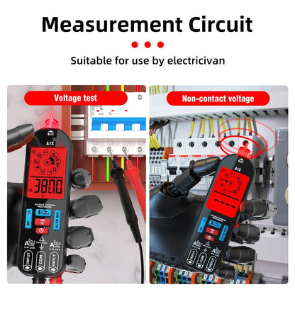 SmartVolt A1X Digitale Multimeter – Met Contactloze Spanningsdetectie & LCD-display