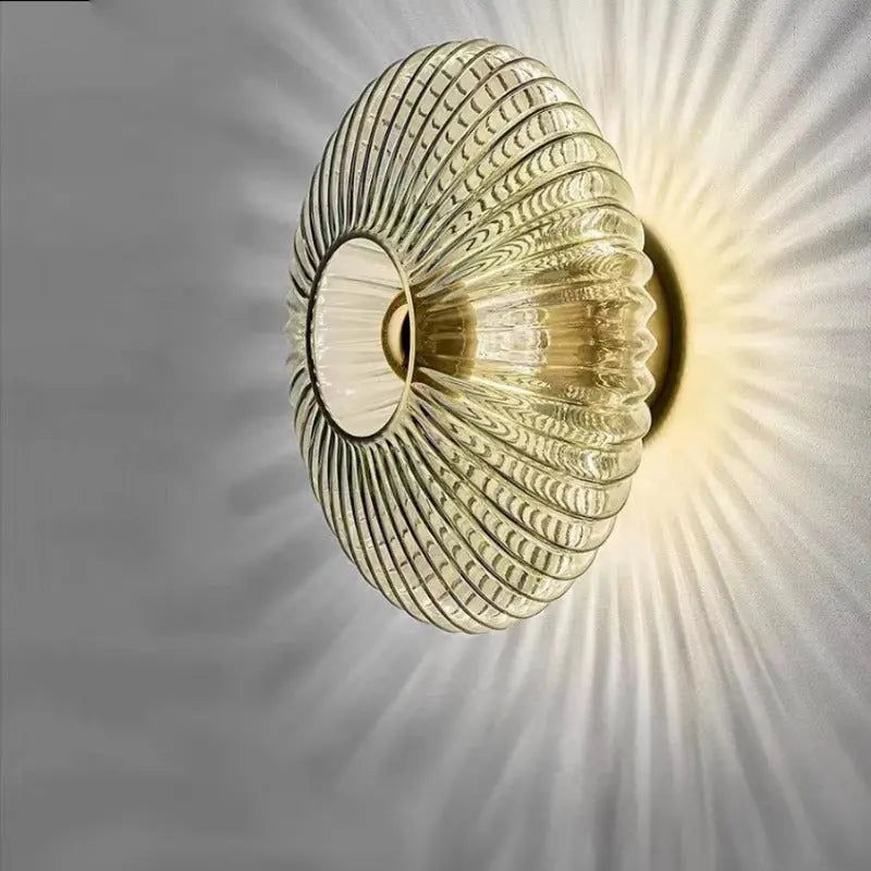 Wandlamp LumièreLux van Glas met Warme Gloed – De Sfeervolle Lichtaccentlamp