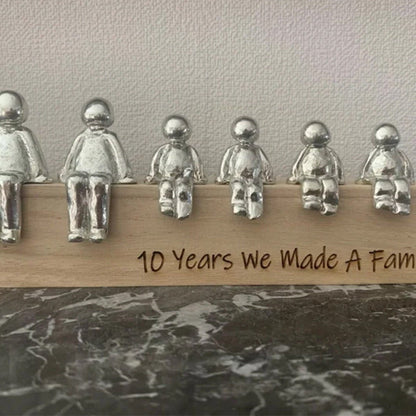 Harmoniebeeld Familie – Symbolisch Decoratief Beeld van Verbondenheid