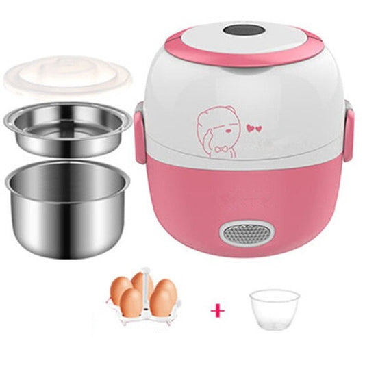 SteamMate Elektrische Lunchbox – Koken, Stomen & Warmhouden – 1L – 200W