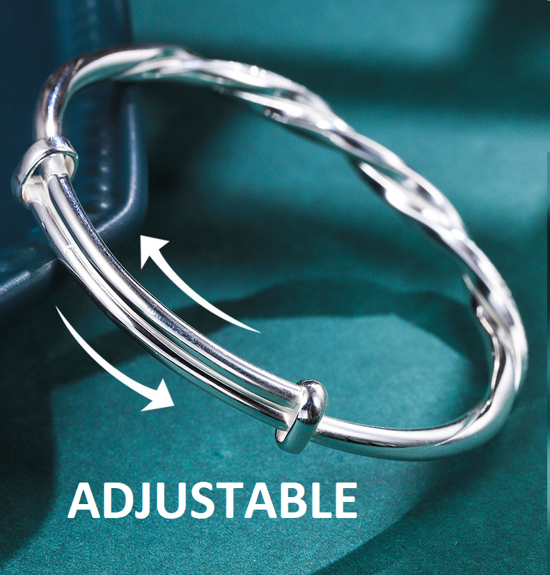 Elegante Zilveren Armband | Ingewikkeld Ontwerp