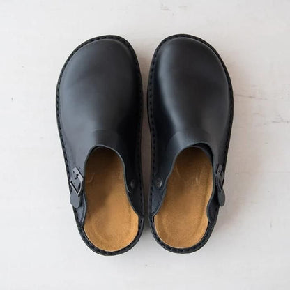 ComfortStap Leren Slip-On Klompen voor Heren met Comfortzool