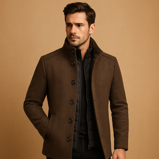 Floran Wollen Herenjas – Warm, Elegant en Tijdloos