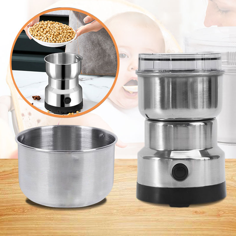 KeukenMaestro Voedselmolen – Elektrische Kruiden- en Koffiemaler 300 ml
