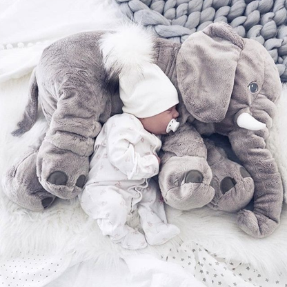 Knuffelolifant | Grote kussen en knuffelolifant voor baby's en kinderen
