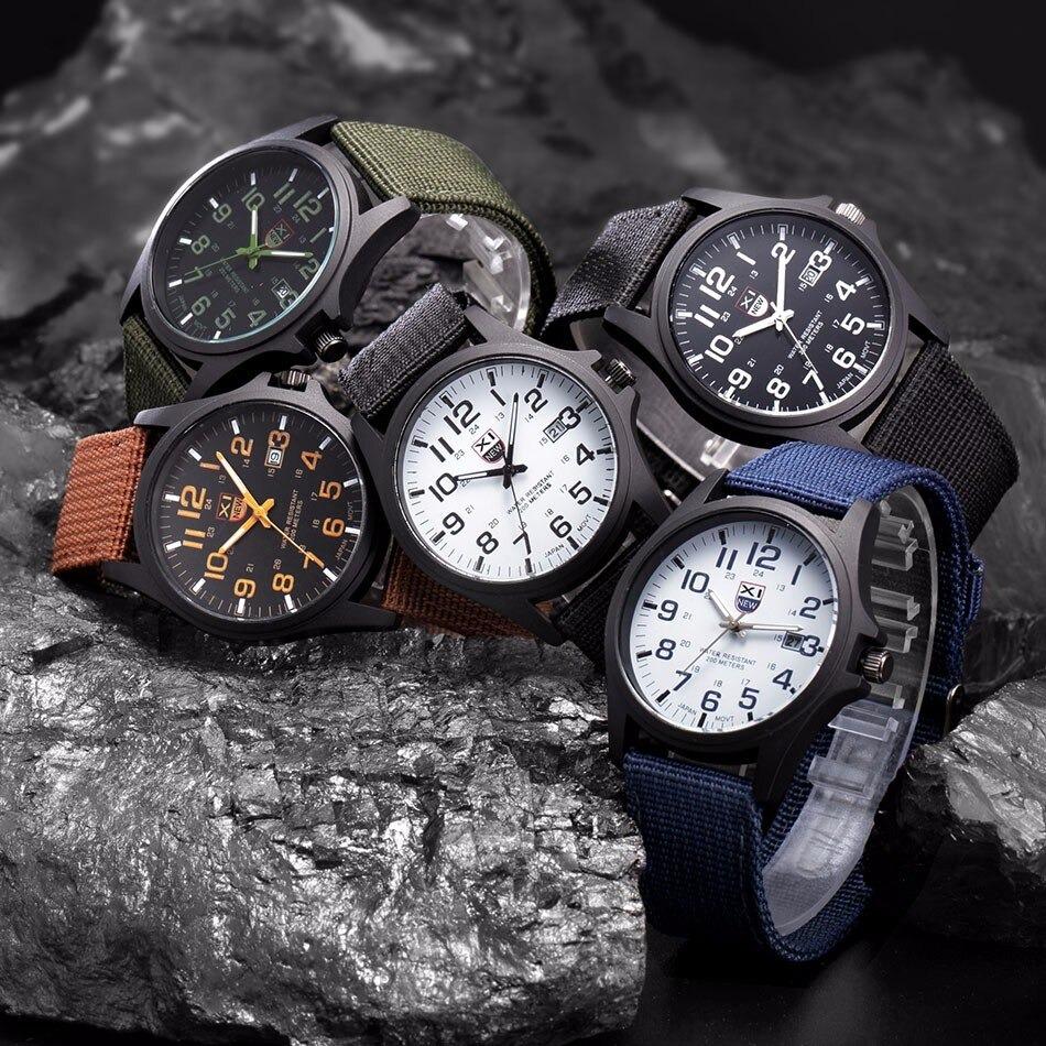 Tactisch Herenhorloge AvontuurTijd – Waterdicht en Schokbestendig met LED