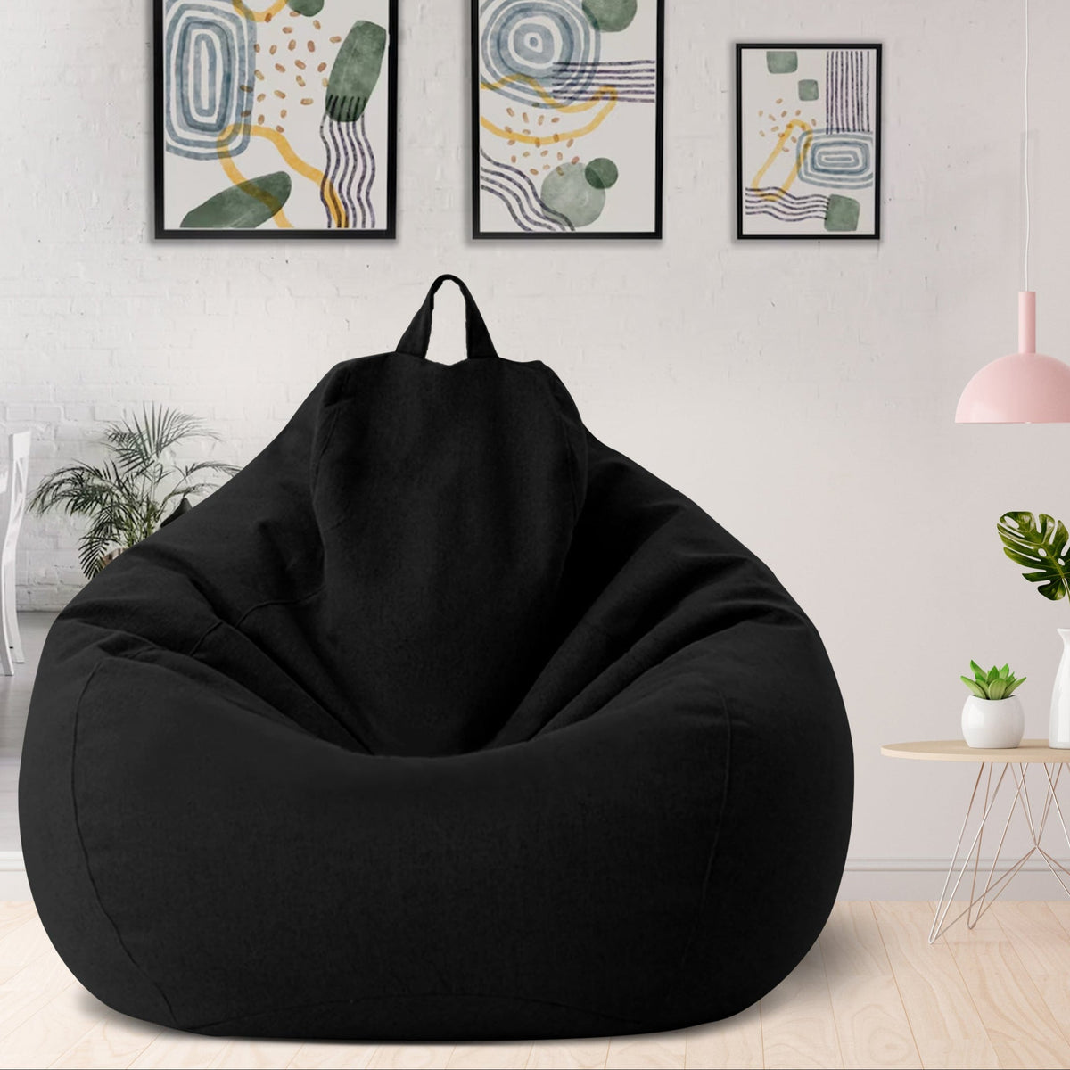 Premium Polyester Zitzak Cover – Ergonomisch Ontwerp, Afneembaar & Wasbaar