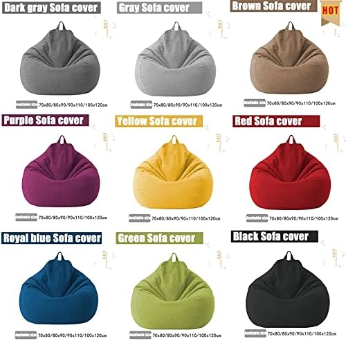 Premium Polyester Zitzak Cover – Ergonomisch Ontwerp, Afneembaar & Wasbaar